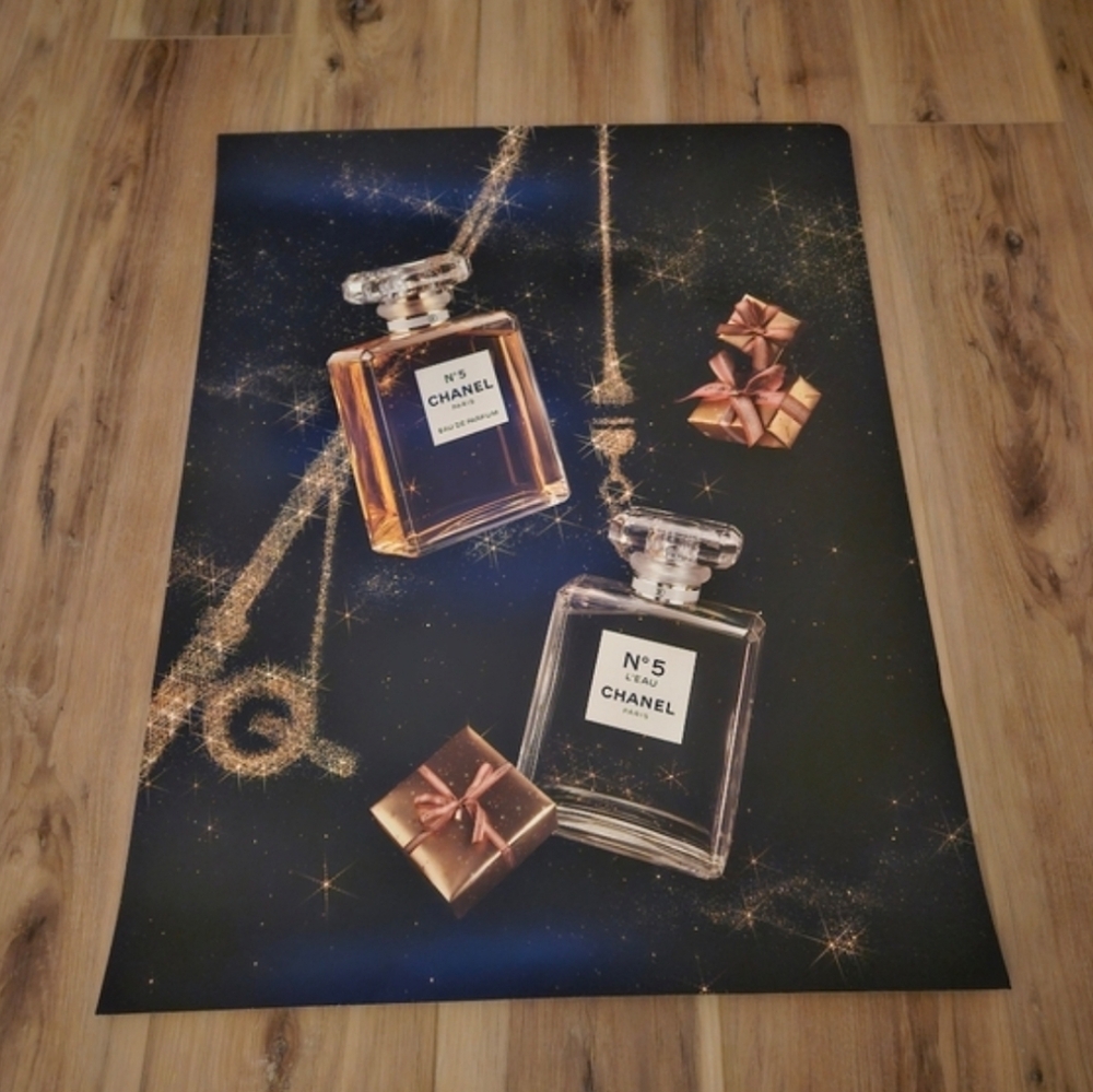 Chanel No. 5 perfume Poster Iconic No. 5 Chanel Print Luxury Room Decor